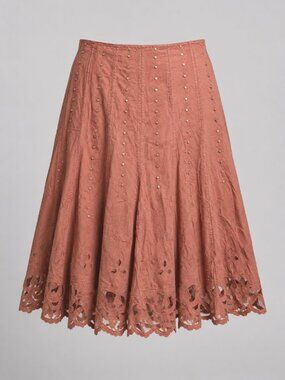 Elie Tahari Embroidered Skirt